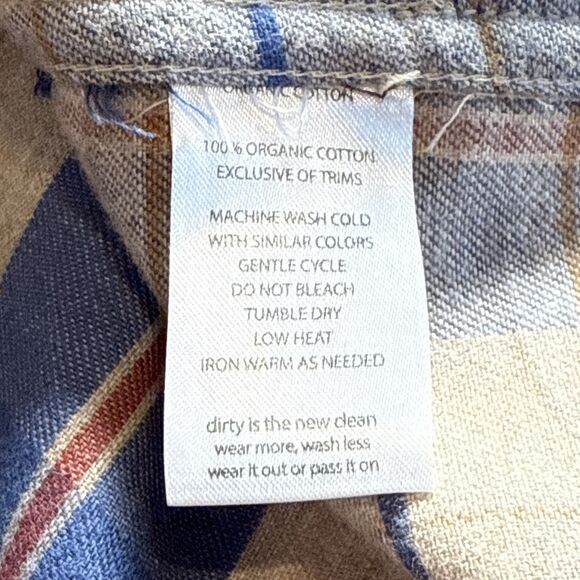 NWT Toad & Co Women Small Flannel Plaid Button Up Long Sleeve Plaid - Picture 8 of 9